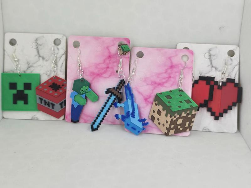 Minecraft Earrings