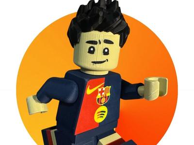 Lamine Yamal Barcelona Jumbo 8 1/4" tall