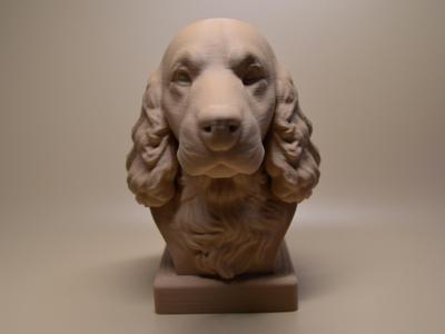 Cocker Spaniel bust