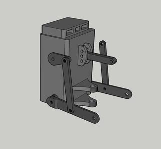 STL file kit Fendt 1050 V2 rear linkage