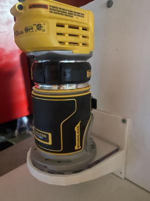 DeWalt 20v router storage shelf