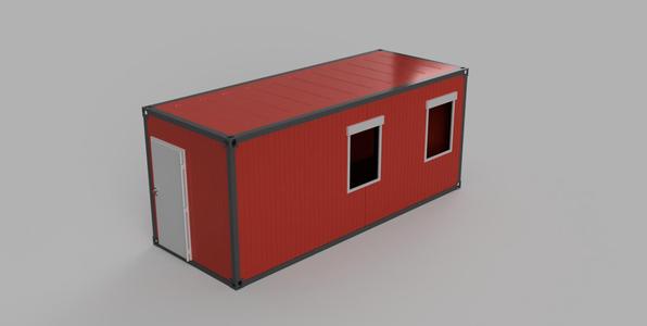 Construction/office container 1:14 ( Tamiya/Carson)