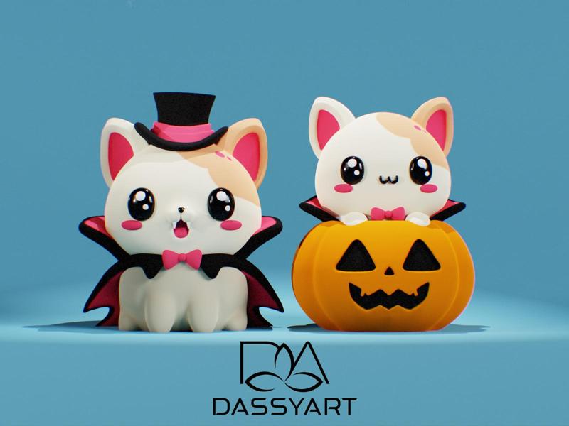 HALLOWEEN CATS -- HALLOWEEN CATS