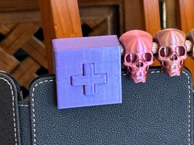 Fear Counter Rod Holder for Daggerheart DM Screen