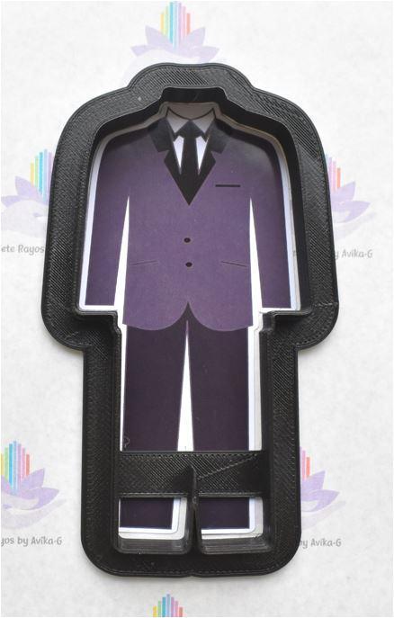 Groom suit cookie cutter