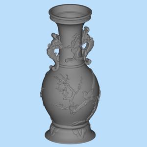 Repair of Chinese Fish-bird Vase