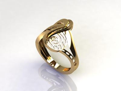 Plain Women Ring Jewelry Rings For Women STL 3DM 3D JEWELLERY