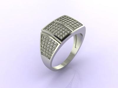 Gents Ring - Mens Ring STL READY FILES  Jewelry Rings For Men
