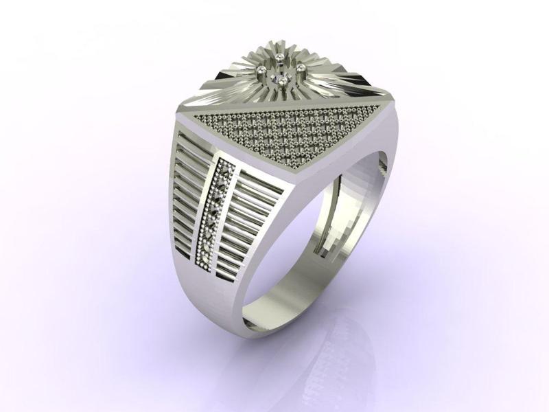 Gents Ring - Mens Ring STL READY FILES  Jewelry Rings For Men