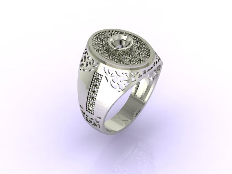 Gents Ring - Mens Ring STL READY FILES  Jewelry Rings For Men