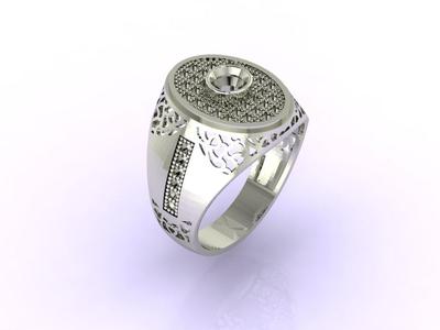 Gents Ring - Mens Ring STL READY FILES  Jewelry Rings For Men