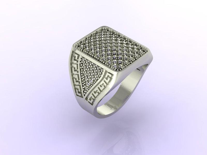 Gents Ring - Mens Ring STL READY FILES  Jewelry Rings For Men