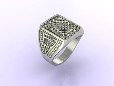 Gents Ring - Mens Ring STL READY FILES  Jewelry Rings For Men