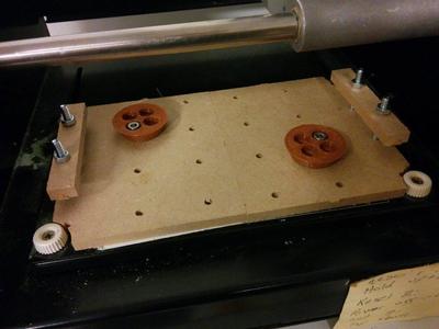 Clamping system for Roland Modela MDX-15