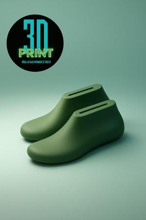 "Shoe Last EU 20-33 for Digital Projects | 3D Shoe Base".