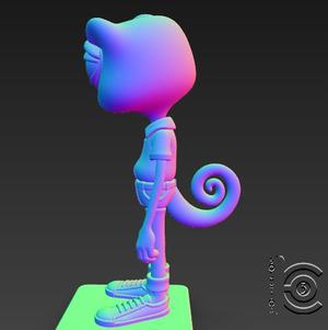 Nerdy Chameleon - The Geek with Big Eyes