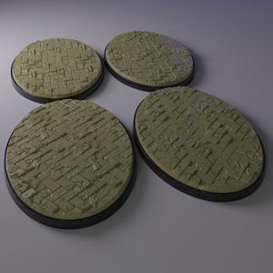 4x 105x70mm base with bricks (+toppers)