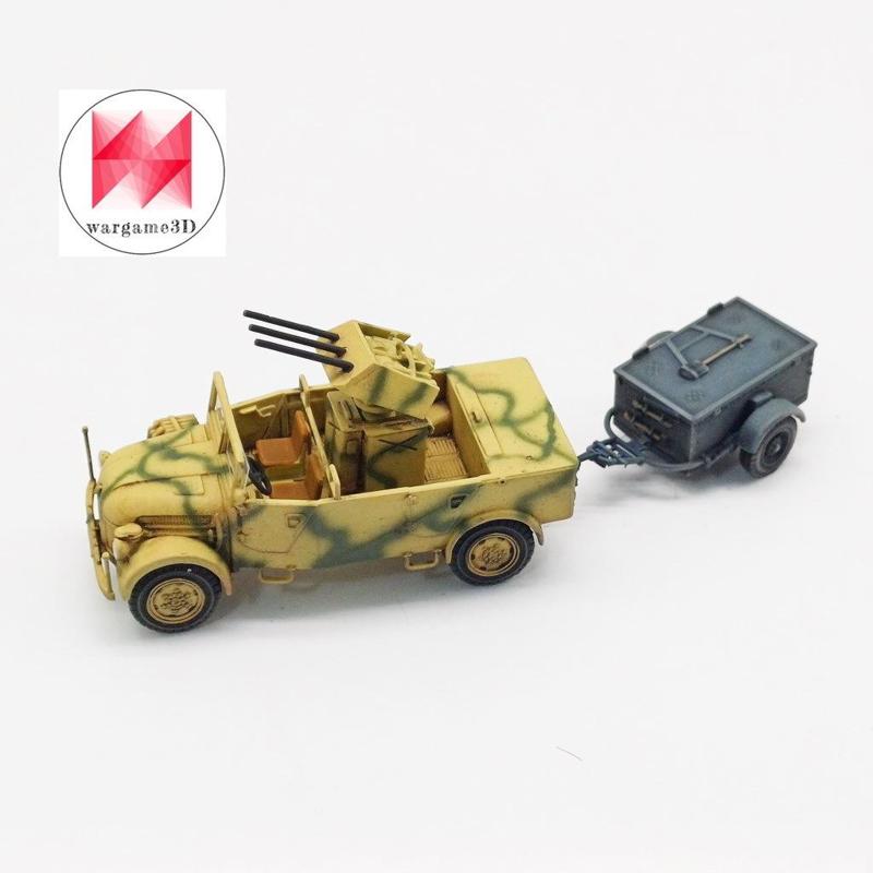 Steyr 1500 with Drilling MG151 with Sd Ah 51 ammo trailer (Germany, WW2)