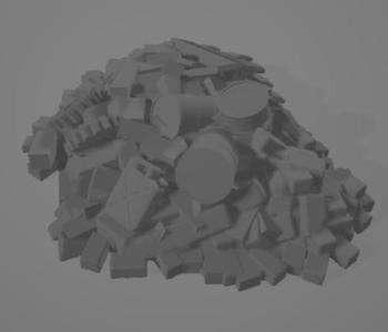 Urban Scatter Terrian - Rubble piles