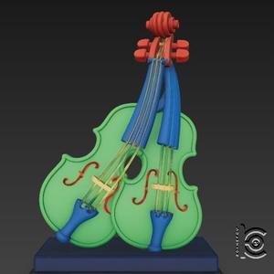 Violintwined - 3D Model for Printing