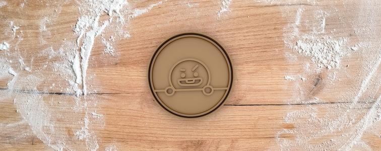 Shooky cookie cutter from BTS