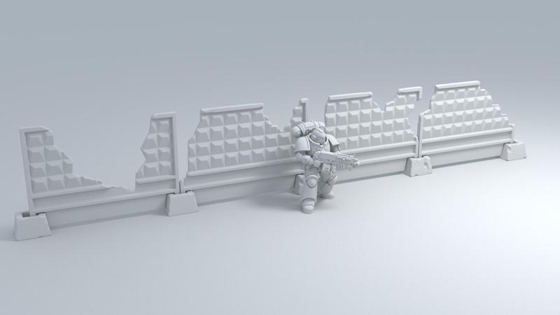 Russian - Fence PO-2 (fence slab-2) Damaged.