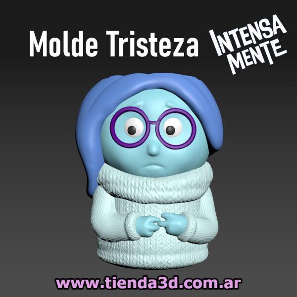 Intensely Sadness Flowerpot Mold