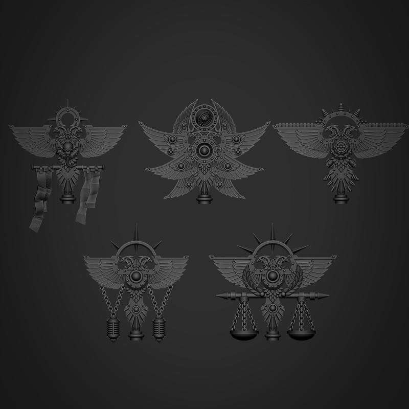 Demigod Brotherhood of Golden Janitor - Relic War Standards Vexillum Conversion Kit