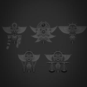 Demigod Brotherhood of Golden Janitor - Relic War Standards Vexillum Conversion Kit