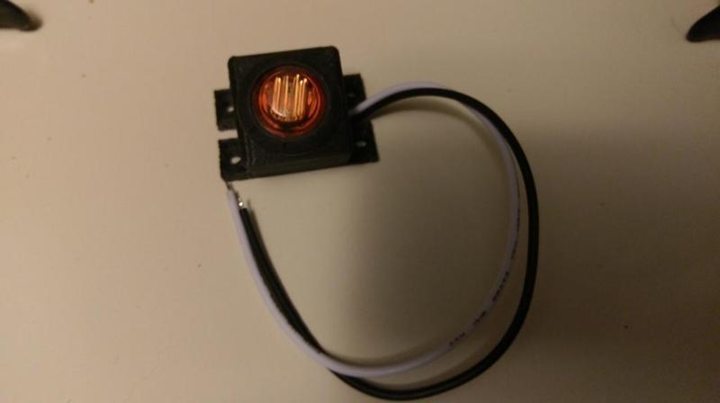 19mm - 3/4" Push In Marker Light Mount
