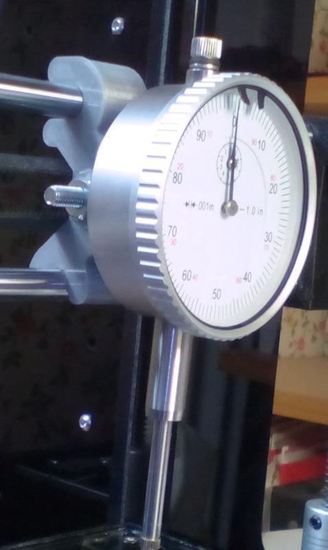 Parametric Dial Indicator mounting bracket for Prusa I3 clones