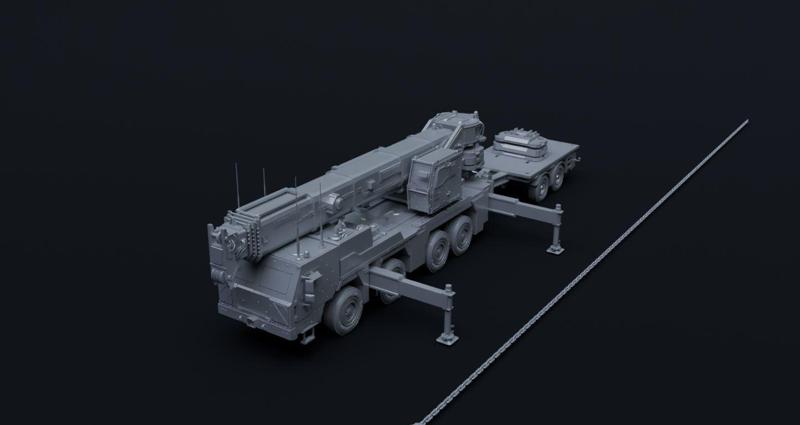 German Liebherr G-LTM Crane