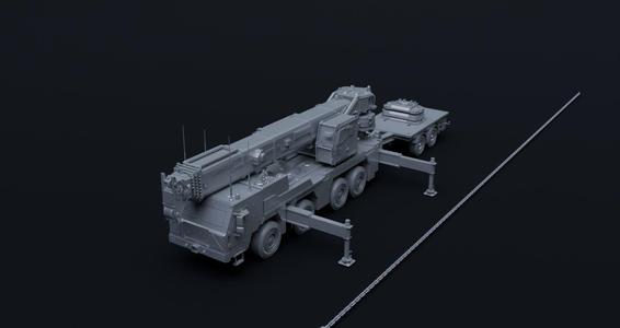 German Liebherr G-LTM Crane