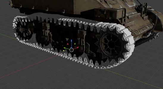 Tracks for M3/M5 Stuart/M8 HMC - scale 1/35