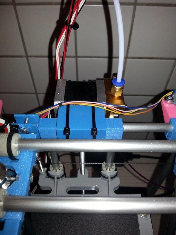 MicroCube Extruder Nema17 version centered mount option