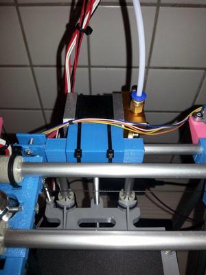 MicroCube Extruder Nema17 version centered mount option