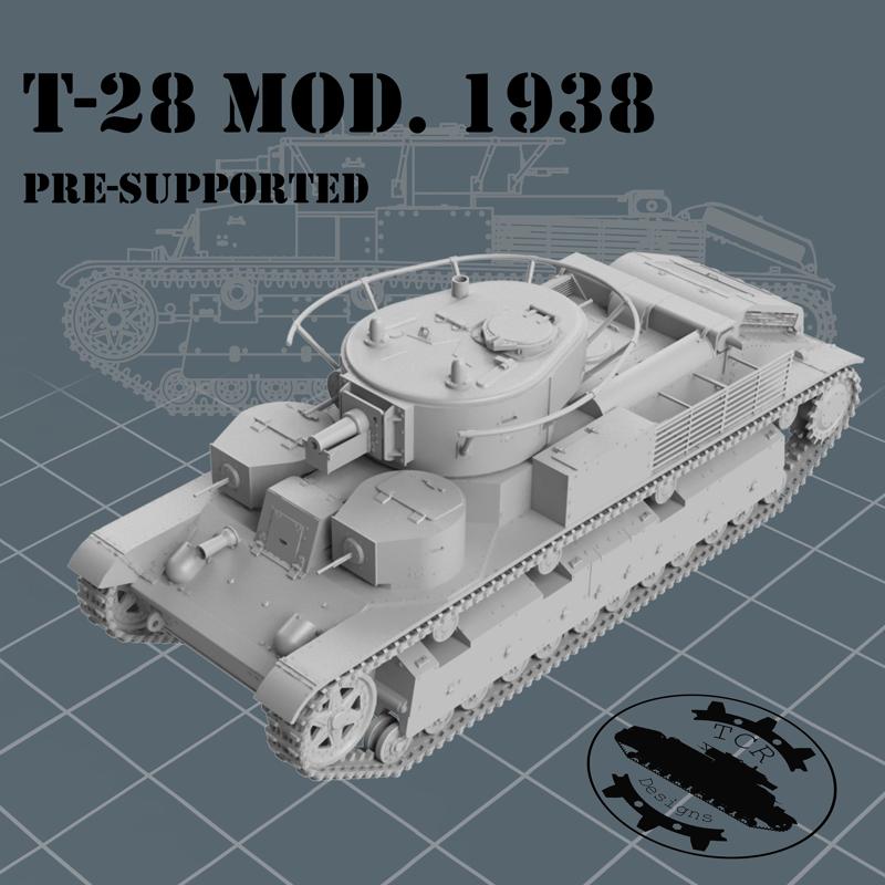T-28 Mod. 1938 - Medium Tank - Presupported