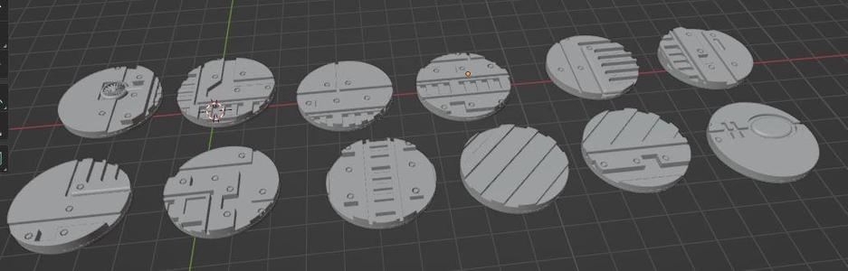 Grimdark futur spaceship Saturnine Bundle base topper