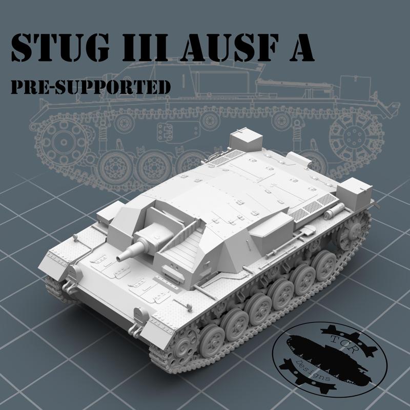 StuG III A - Tank Destroyer - Presupported