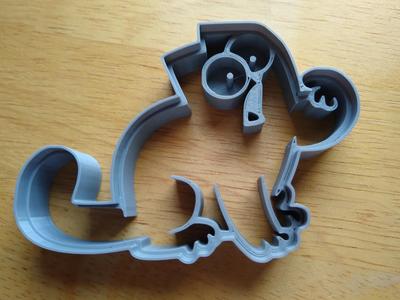Simon Feed Me Cookie Cutter
