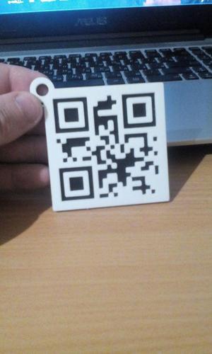 QR_Keychain "I Love You"