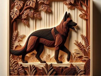 German Shepherd Box