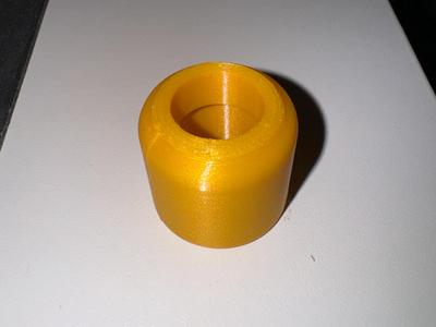 20mm test tube to 5/8's vinyl tube adapter