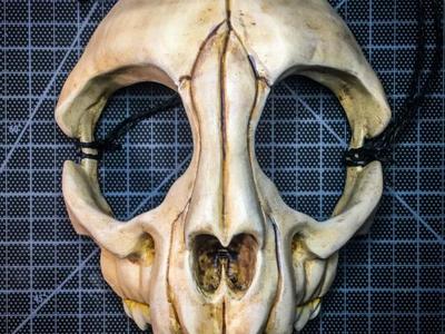 Cat Skull Mask by UpInAtoms