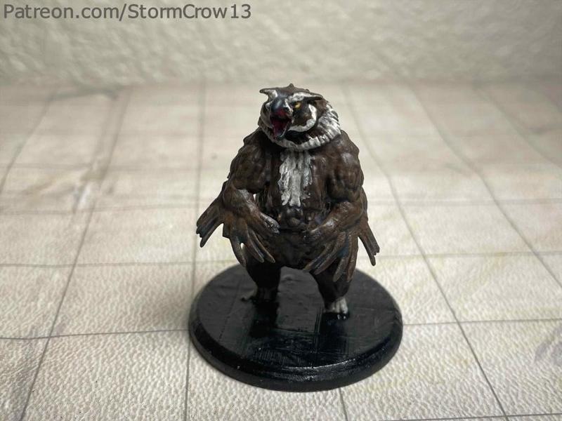 Owlbear through the ages- Pathfinder 2nd Edition 