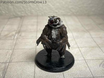 Owlbear through the ages- Pathfinder 2nd Edition 