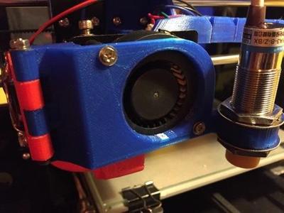Anet A8 Extruder Fan Mod with Sensor Holder