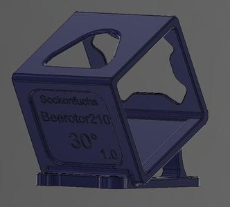 30deg Beerotor 210 GoPro Session mount TPU
