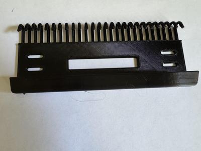 Cast on Comb for mid gauge machine knitting remix of abruggers