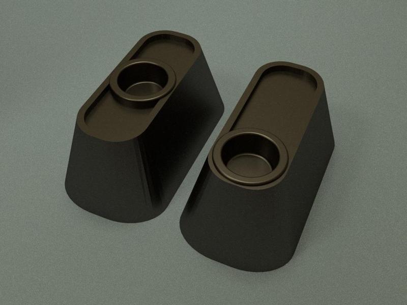Vibration damper for FlashForge Creator Pro (round feet)